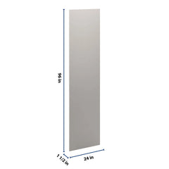 CNC Luxor 5-Piece Misty Grey 3/4" W X 96" H X 24" D Refrigerator End Panel