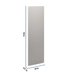 CNC Luxor Misty Grey 3/4" W X 96" H X 30" D Refrigerator End Panel