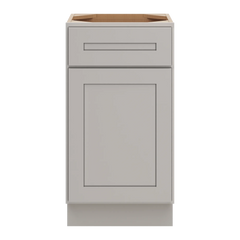 CNC Luxor 5-Piece Misty Grey 18" W X 34 1/2" H Single Door Vanity Sink Base Cabinet
