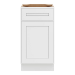 CNC Luxor 5-Piece White 18" W X 34 1/2" H Single Door Vanity Sink Base Cabinet