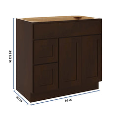 cnc-luxor-espresso-36-w-double-door-2-drawers-left-vanity-sink-base-cabinet