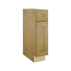 Modernform Cabinet Natural Shaker 09" W X 34 1/2" H X 21" D Base 1 Door/1 Drawer