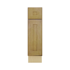 Modernform Cabinet Natural Shaker 09" W X 34 1/2" H X 21" D Base 1 Door/1 Drawer