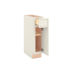Modernform Cabinet Slim Dove White 09" W X 34 1/2" H X 21" D Base 1 Door/1 Drawer