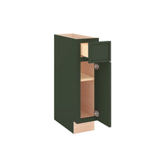 Modernform Cabinet Slim Sage Green 09" W X 34 1/2" H X 21" D Base 1 Door/1 Drawer