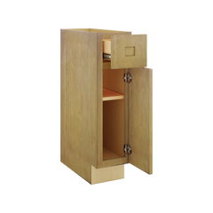 Modernform Cabinet Natural Shaker 09" W X 34 1/2" H X 21" D Base 1 Door/1 Drawer