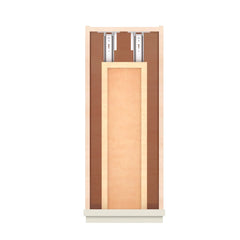 Modernform Cabinet Slim Dove White 09" W X 34 1/2" H X 21" D Base 1 Door/1 Drawer