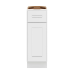 CNC Luxor 5-Piece White 12" W Single Door Vanity Base Cabinet