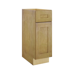 Modernform Cabinet Natural Shaker 12" W X 34 1/2" H X 21" D Base 1 Door/1 Drawer