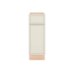 Modernform Cabinet Slim Dove White 12" W X 34 1/2" H X 21" D Base 1 Door/1 Drawer