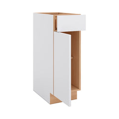 Modernform Cabinet Matte White 12" W X 34 1/2" H X 21" D Base 1 Door/1 Drawer