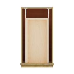 Modernform Cabinet Natural Shaker 12" W X 34 1/2" H X 21" D Base 1 Door/1 Drawer