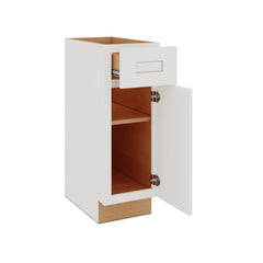 Modernform Cabinet White Shaker 12" W X 34 1/2" H X 21" D Base 1 Door/1 Drawer