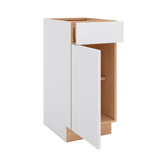 Modernform Cabinet Matte White 15" W X 34 1/2" H X 21" D Base 1 Door/1 Drawer