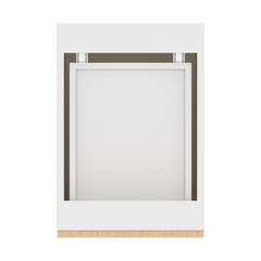 Modernform Cabinet Natural Oak 15" W X 34 1/2" H X 21" D Base 1 Door/1 Drawer