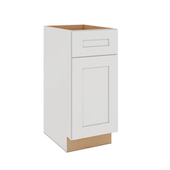 Modernform Cabinet White Shaker 15" W X 34 1/2" H X 21" D Base 1 Door/1 Drawer
