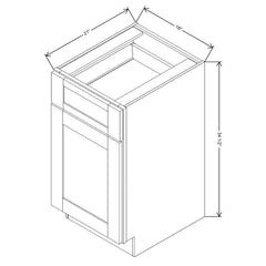 Fabuwood Allure Luxe Orchid Purple 18" W X 34 1/2" H X 21" D Vanity Base Cabinet