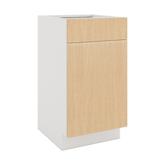 Modernform Cabinet Natural Oak 18" W X 34 1/2" H X 21" D Base 1 Door/1 Drawer