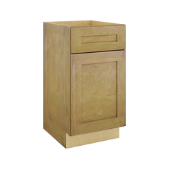 Modernform Cabinet Natural Shaker 18" W X 34 1/2" H X 21" D Base 1 Door/1 Drawer