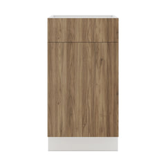 Modernform Cabinet Walnut 18" W X 34 1/2" H X 21" D Base 1 Door/1 Drawer