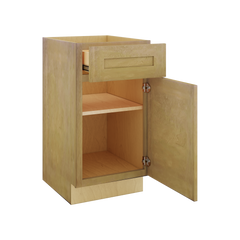 Modernform Cabinet Natural Shaker 18" W X 34 1/2" H X 21" D Base 1 Door/1 Drawer