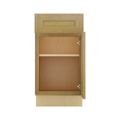 Modernform Cabinet Natural Shaker 18" W X 34 1/2" H X 21" D Base 1 Door/1 Drawer