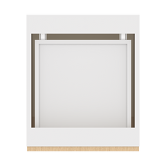 Modernform Cabinet Natural Oak 18" W X 34 1/2" H X 21" D Base 1 Door/1 Drawer