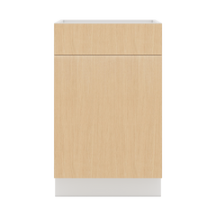 Modernform Cabinet Natural Oak 21" W X 34 1/2" H X 21" D Base 1 Door/1 Drawer
