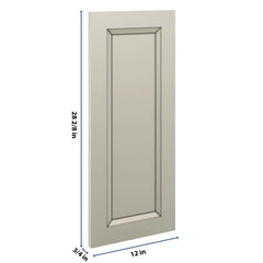 J&K Pebble B6 Vanity Drawer Front 12" W x 28 1/2" H x 3/4" D