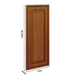 J&K Mocha Glazed K10 Vanity Drawer Front 12" W x 28 1/2" H x 3/4" D