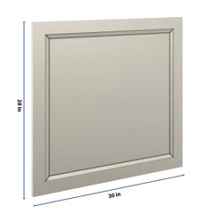 J&K Pebble B6 Vanity Drawer Front A 30" W x 28 1/2" H
