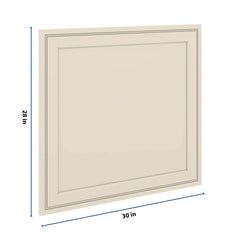 J&K Pearl Glazed H9 Vanity Drawer Front A 30" W x 28 1/2" H