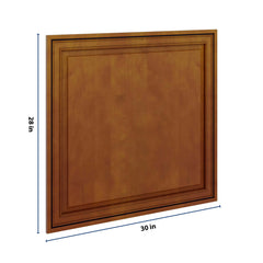 J&K Mocha Glazed K10 Vanity Drawer Front A 30" W x 28 1/2" H