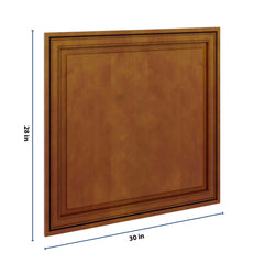 J&K Mocha Glazed K10 Vanity Drawer Front B 30" W x 28 1/2" H