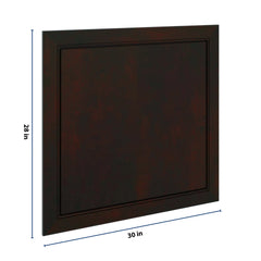 J&K Espresso K8 Vanity Drawer Front B 30" W x 28 1/2" H