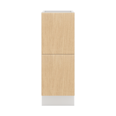 Modernform Cabinet Natural Oak 12" W X 34 1/2" H X 21" D Vanity Base with 2 Drawers