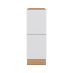 Modernform Cabinet Matte White 12" W X 34 1/2" H X 21" D Vanity Base with 2 Drawers