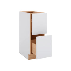 Modernform Cabinet Matte White 12" W X 34 1/2" H X 21" D Vanity Base with 2 Drawers