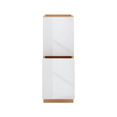 Modernform Cabinet Gloss White 12" W X 34 1/2" H X 21" D Vanity Base with 2 Drawers