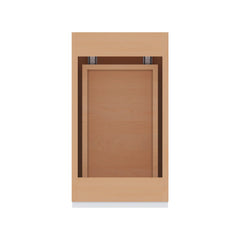 Modernform Cabinet Gloss White 12" W X 34 1/2" H X 21" D Vanity Base with 2 Drawers