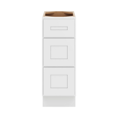 CNC Luxor 5-Piece White 12" W Vanity Drawer Base Cabinet - Handicap Accessible