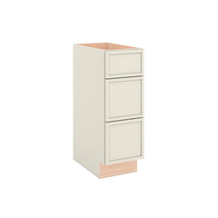 Modernform Cabinet Slim Dove White 12" W X 34 1/2" H X 21" D Vanity Base with 3 Drawers