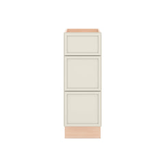 Modernform Cabinet Slim Dove White 12" W X 34 1/2" H X 21" D Vanity Base with 3 Drawers