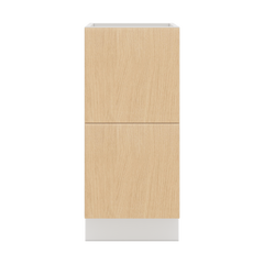 Modernform Cabinet Natural Oak 15" W X 34 1/2" H X 21" D Vanity Base with 2 Drawers