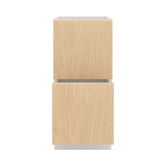 Modernform Cabinet Natural Oak 15" W X 34 1/2" H X 21" D Vanity Base with 2 Drawers