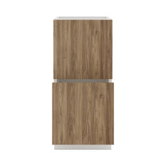 Modernform Cabinet Walnut 15" W X 34 1/2" H X 21" D Vanity Base with 2 Drawers