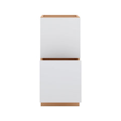 Modernform Cabinet Matte White 15" W X 34 1/2" H X 21" D Vanity Base with 2 Drawers