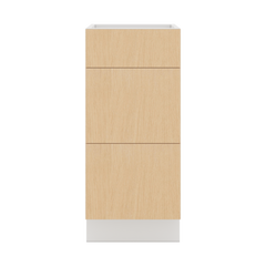 Modernform Cabinet Natural Oak 15" W X 34 1/2" H X 21" D Vanity Base with 3 Drawers