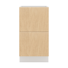 Modernform Cabinet Natural Oak 18" W X 34 1/2" H X 21" D Vanity Base with 2 Drawers