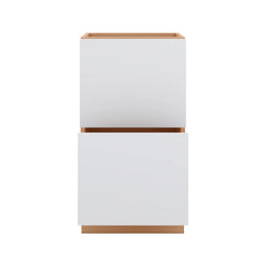 Modernform Cabinet Matte White 18" W X 34 1/2" H X 21" D Vanity Base with 2 Drawers